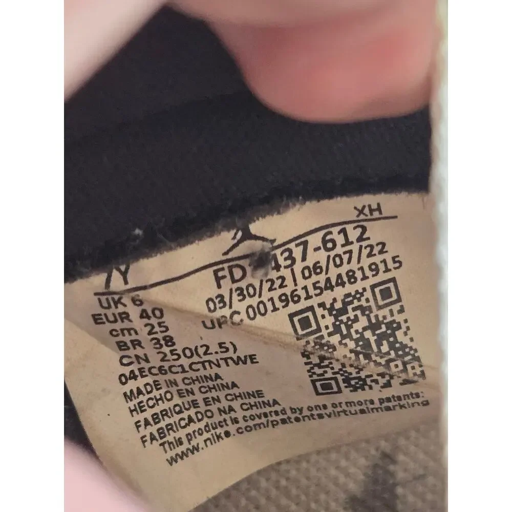 Nike Air Jordan 1 Retro High OG Lost & Found GS 7Y